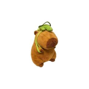 Mochila de pelúcia Capybara Turtle de 28 cm para presente