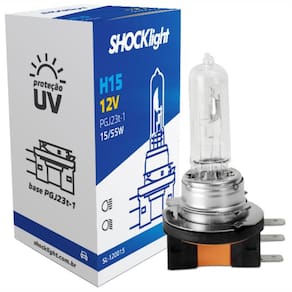 Lâmpada Halógena Shocklight Standart H15 15/55 Watts 12v - SL-120015