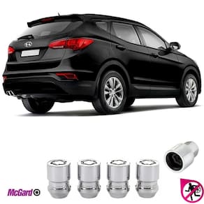 Kit porca trava antifurto roda hyundai santa fé 2012 a 2020