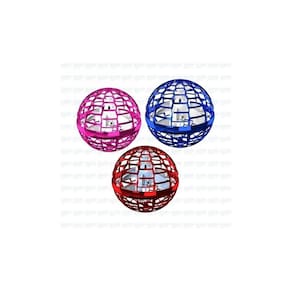Brinquedo Flying Spinner Ball recarregável RGB com controle remoto