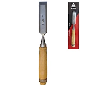Formão para entalhe 1 pol. 25mm aço forjado profissional