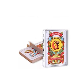 Conjunto de jogos de cartas espanhóis com 50 baralhos