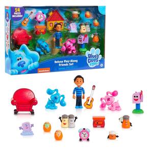 Conjunto de brinquedos Blue`s Clues Friends 14 peças +3 anos