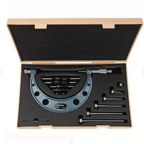Micrometro externo com bateria.0-150mm 104-135a mitutoyo