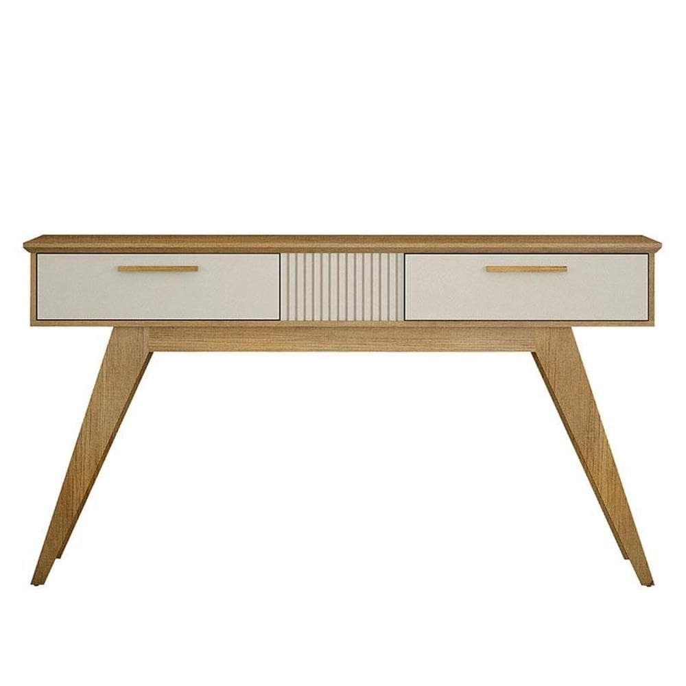 Aparador para Sala de Estar Lívia Cinamomo Off White - Valdemóveis