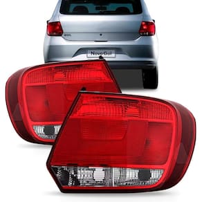 Lanterna traseira gol g6 2013 a 2015 borda preta ld