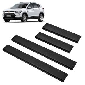 Soleira aluminio preta black brasikar tracker 20-23