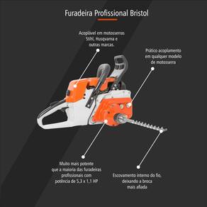 Furadeira Bristol Stihl 36-038-046-064-066-360-361-362-380-381-382-460-462-650-660-661