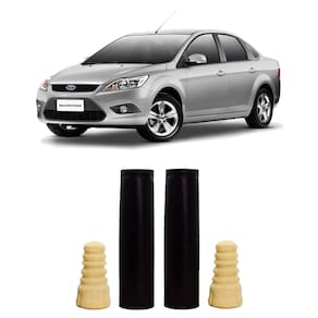2 kit parcial batente traseiro focus sedan 2008 2009 2010 11