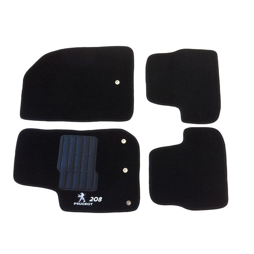 Tapete carpete peugeot 208 luxo