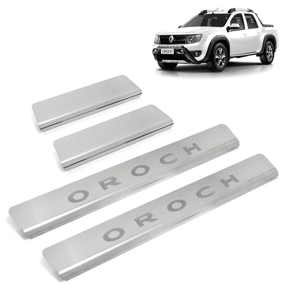 Soleira aço inox 4 portas brasikar oroch 2016-2019