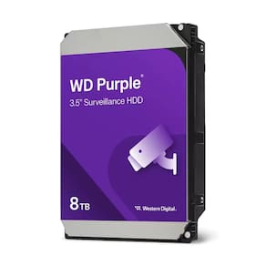 HD 8TB SATA - 256MB Cache - Western Digital Purple Surveillance - WD85PURZ - Ideal para CFTV