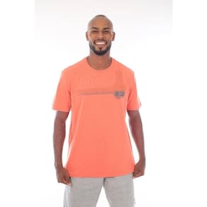 Camiseta manga curta estampa emborrachada Idios