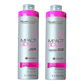 Kit progressiva profissional italian beauty impact 3duo