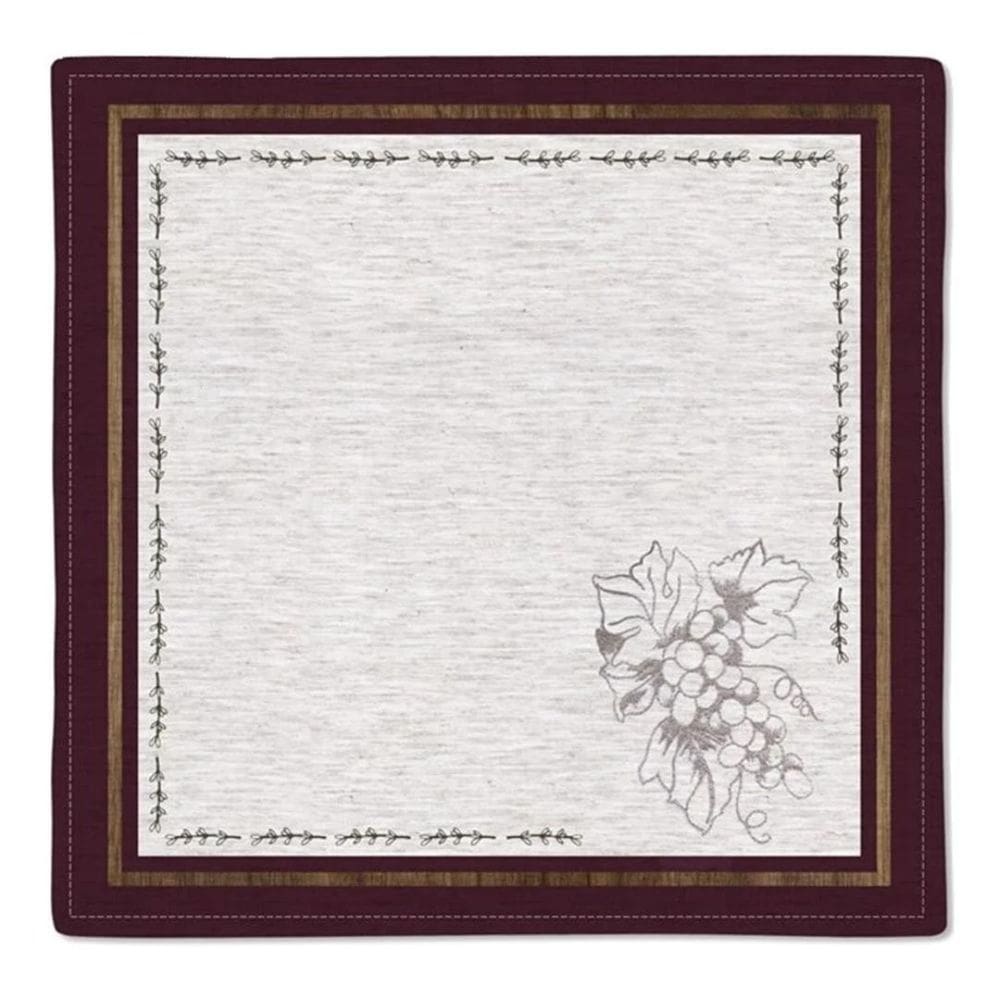 Guardanapo Vinho 533053 40x40 C/ 2Unid Belchior