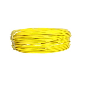 Fio cabo flexível 1,5mm amarelo - 20 metros