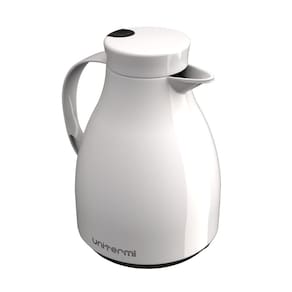 Garrafa Térmica Mesa Paris Branca 1L Bule Gatilho Café Chá