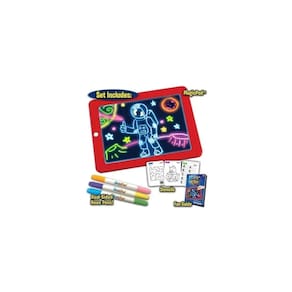 Prancheta de desenho LED Light Magic com acessórios