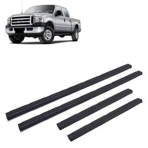 Soleira porta plástico injetado preto f250 dupla 1998-2011