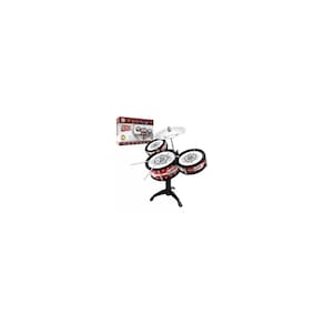 Conjunto de bateria musical Toy Drum de jazz para crianças com 3 tambores e prato
