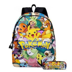 Conjunto de mochilas Pokémon Pikachu School, 2 peças com estojo de lápis