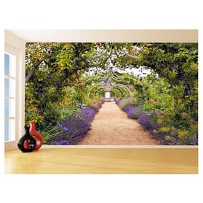 Papel De Parede 3D Estrada Caminho Paisagem 3,5M Nes119