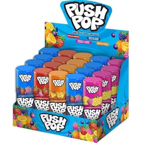 Doce push pop tradicional display com 20