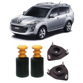 Kit coxim batente dianteiro peugeot 4007 - 2006 2007 2008