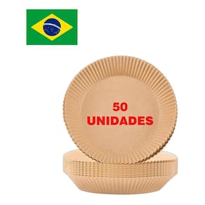 50 unidades air fryer forro de papel antiaderente especial