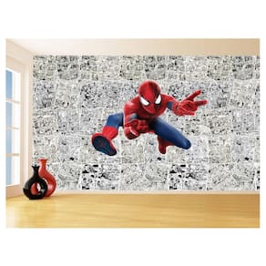 Papel De Parede 3D Heróis Página Quadrinhos Hq 3,5M Nhma129