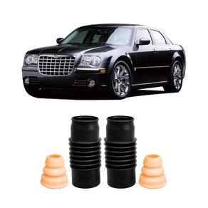 Kit batente guarda pó dianteiro chrysler 300c 2008 2009 2010