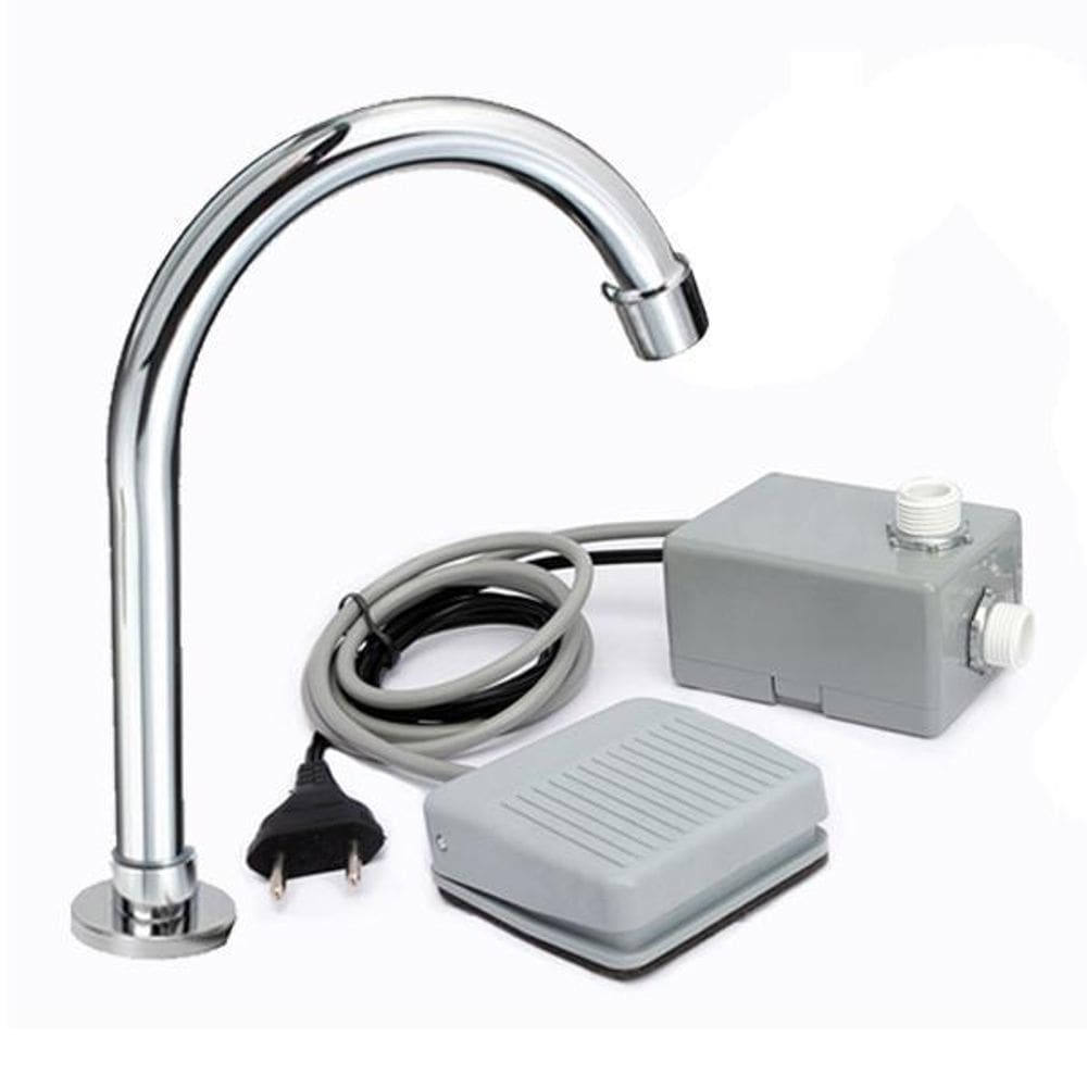 Pedal acionamento de torneiras elétrico cinza - 110v