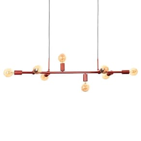 Lustre pendente quality spine 1607 e27 cobre