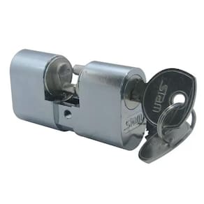 Cilindro miolo para fechadura stam pivotante rolete cromado
