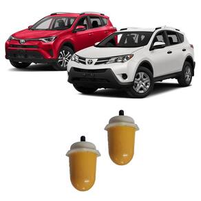Par batente amarelo mola traseira toyota rav4 2013 2014 2015
