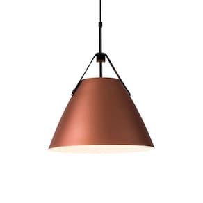 Lustre Pendente Startec RPX Couro - Branco, Preto ou Cobre