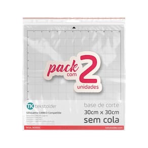 Kit 2 bases de corte silhouette cameo 30x30 sem cola