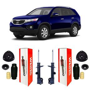 2 amortecedor kit suspensão dianteira sorento 2.4 2012 2013