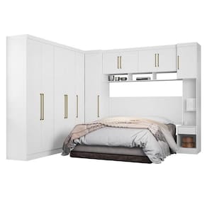 Quarto de Casal Modena Ambiente 10 Branco Brilho – Demóbile