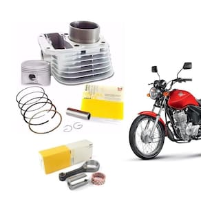 Cilindro biela metal leve cg fan nxr bros 125 2009 ate 2018