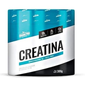 Creatina monohidratada 100% pura 300g shark pro