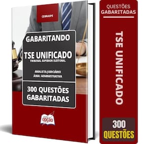 Caderno Tse Unificado 2024 Analista Judiciário Área: