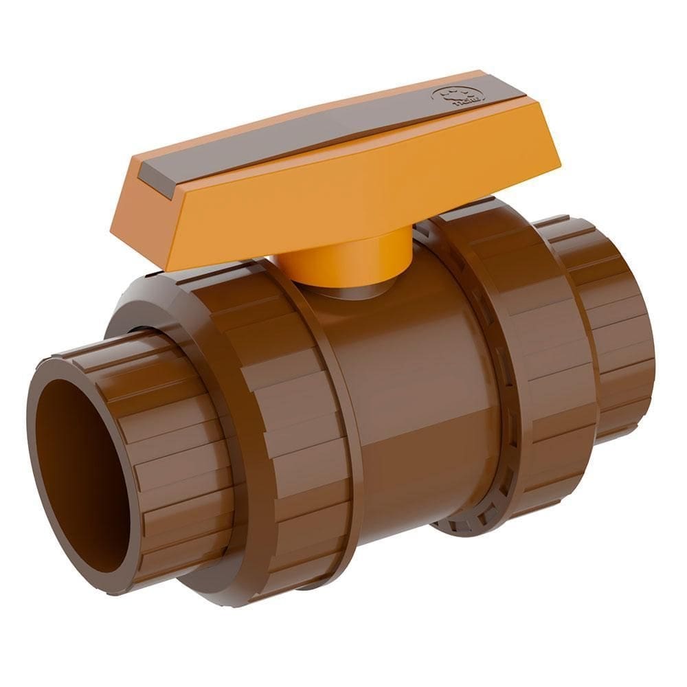 Registro  soldavel duas porcas tigre 110mm