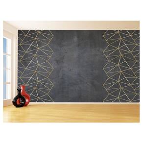 Papel De Parede 3D Concreto Queimado Risco Bege 3,5M Kkt123