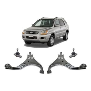 Bandejas completa suspensão dianteira sportage 2006 07 08 09