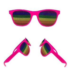 Kit 4 oculos de sol unissex rosa bandeira orgulho lgbt