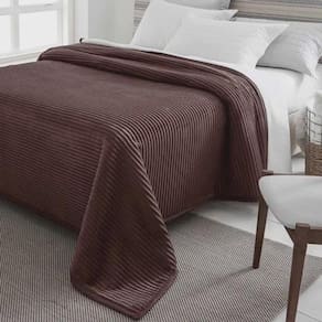 Cobertor Casal Jolitex Dyuri Sherpa Macio Marrom 180X220M