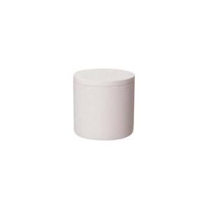 Pote porta-algodão em cimento off white