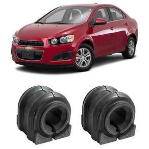 Kit bucha estabilizadora dianteira sonic sedan 2012 a 2014