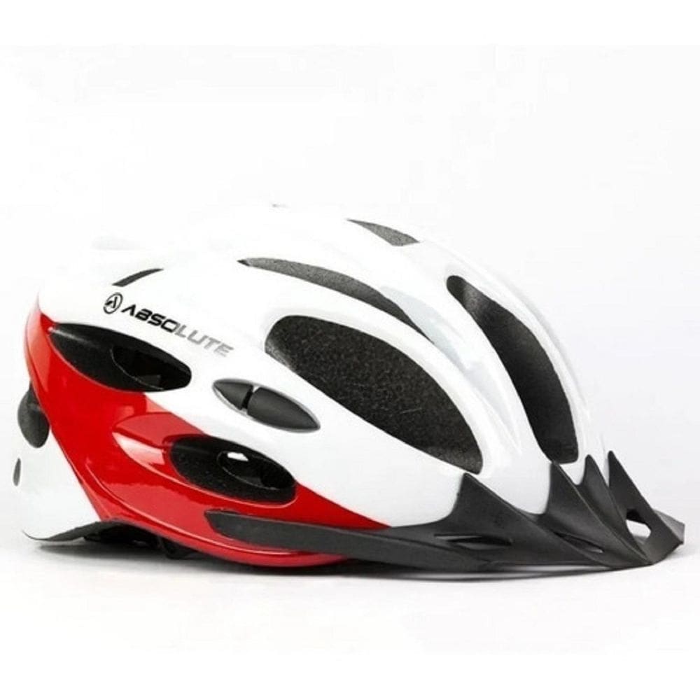 Capacete ciclismo g bike absolute nero led preto fosco